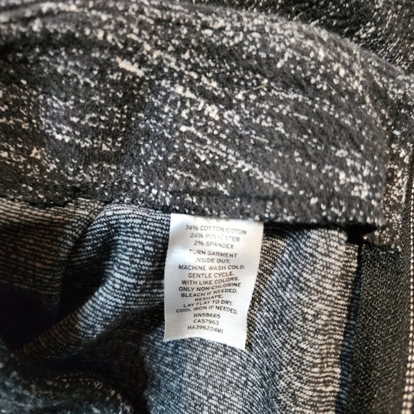 Halogen Full Zip Skirt Size 1 Large Grey Pencil Skirt - Picture 4 of 4